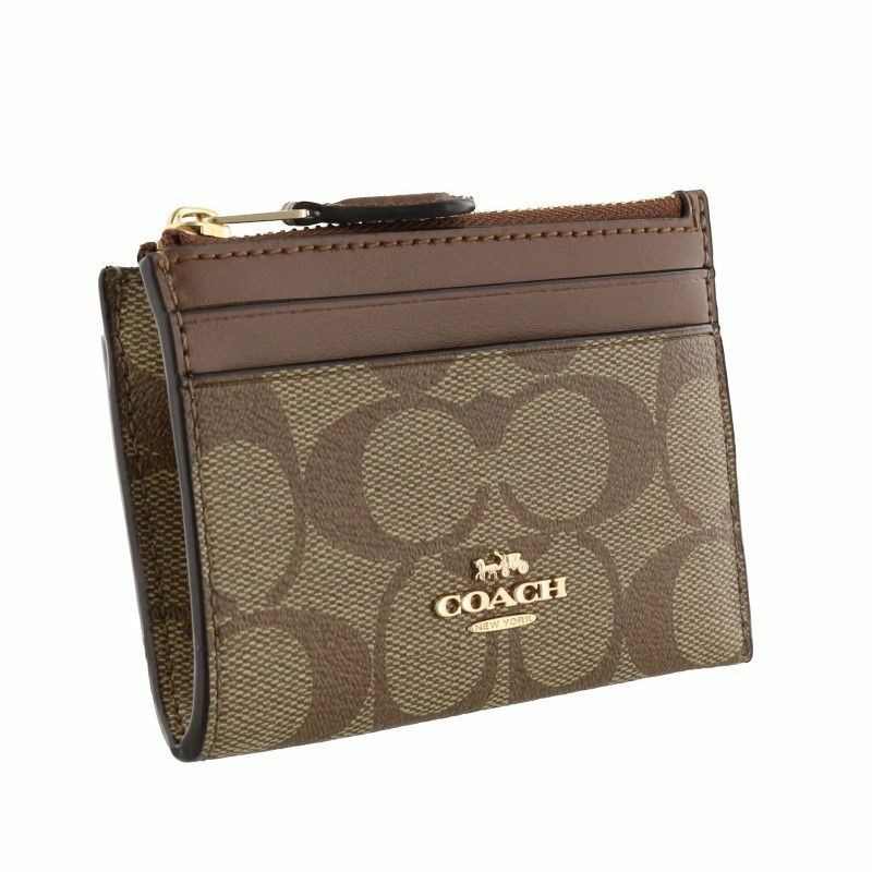 コーチ アウトレット COACH コインケース シグネチャー カーキ サドル 88208 IME74