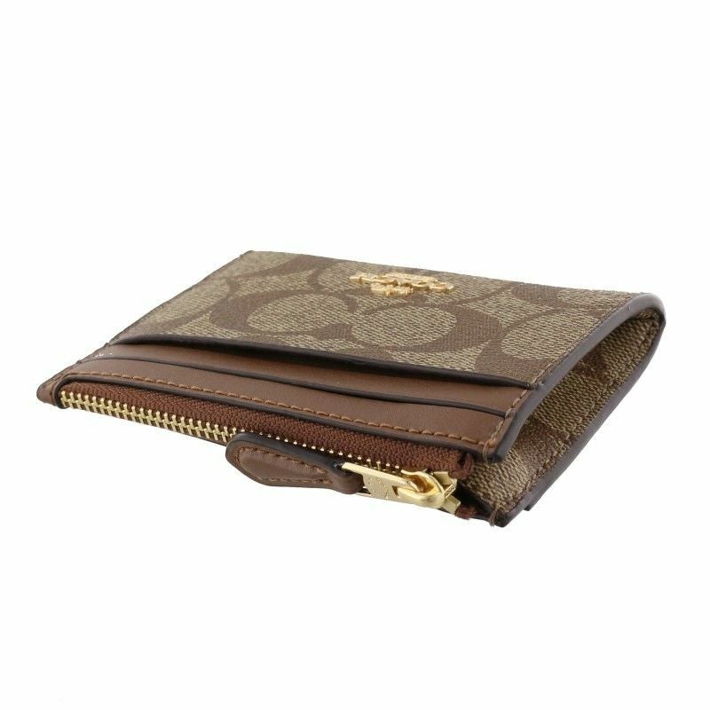 コーチ COACH コインケース カーキ/サドルマルチ 財布 ウォレット
