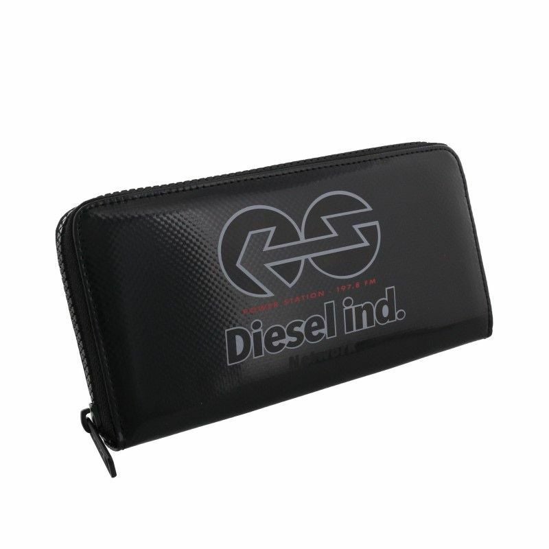 DIESEL 財布 ディーゼル DIESEL 長財布 メンズ GARNET ブラック X08995 P4635 T8013