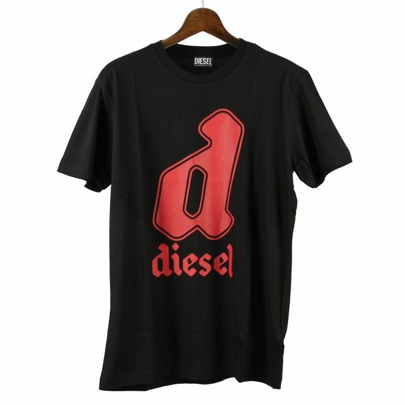 ディーゼル DIESEL Tシャツ メンズ T-DIEGOR-DIV Lサイズ ブラック