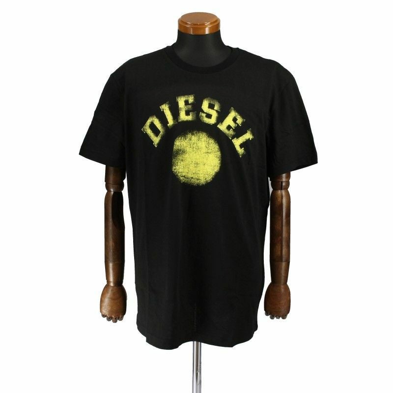 DIESEL ディーゼル Tシャツ メンズ T DIEGOR K56 ブラック XLサイズ