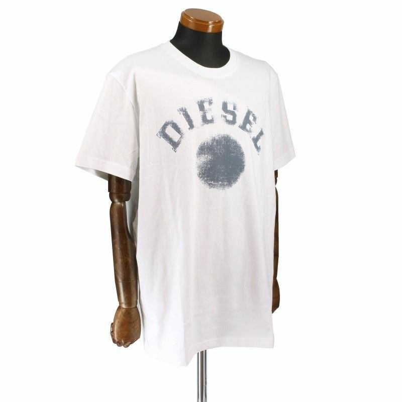 DIESEL ディーゼル Tシャツ メンズ T DIEGOR K56 ホワイト XLサイズ A08682 0GRAI 100 WH