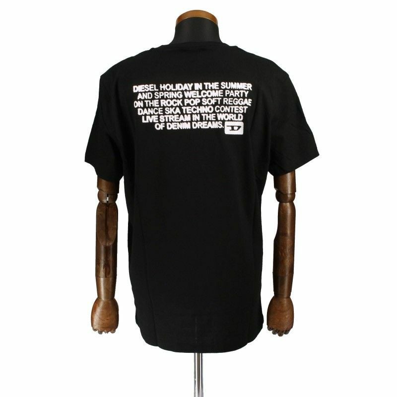 DIESEL ディーゼル Tシャツ 半袖 メンズ T DIEGOR K57 ブラック L