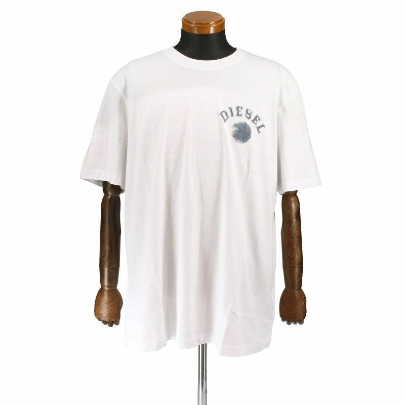 DIESEL ディーゼル Tシャツ 半袖 メンズ T JUST K3 ホワイト Mサイズ