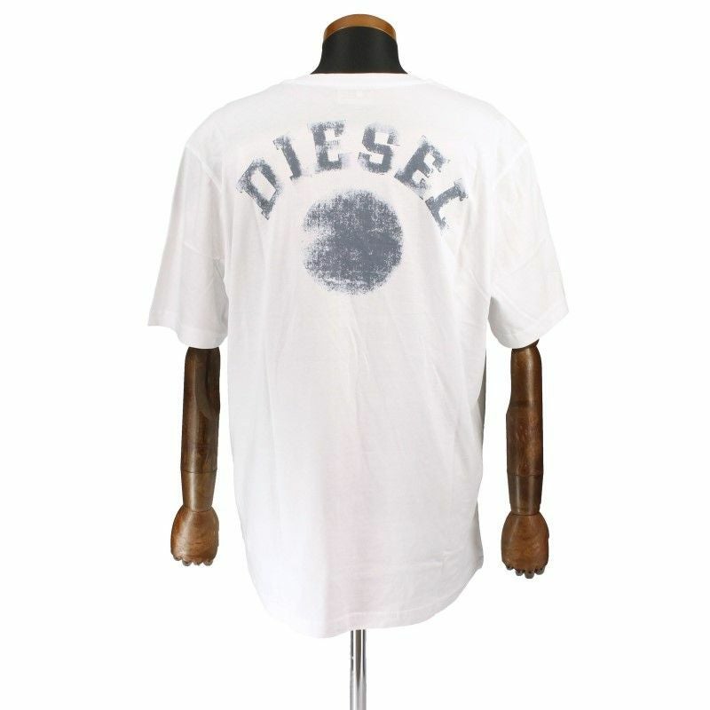 DIESEL ディーゼル Tシャツ 半袖 メンズ T JUST K3 ホワイト Mサイズ