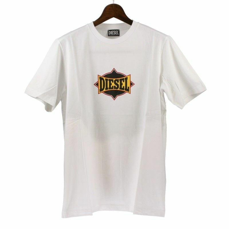 DIESEL ディーゼル Tシャツ 半袖 メンズ T JUST E43 Mサイズ ホワイト