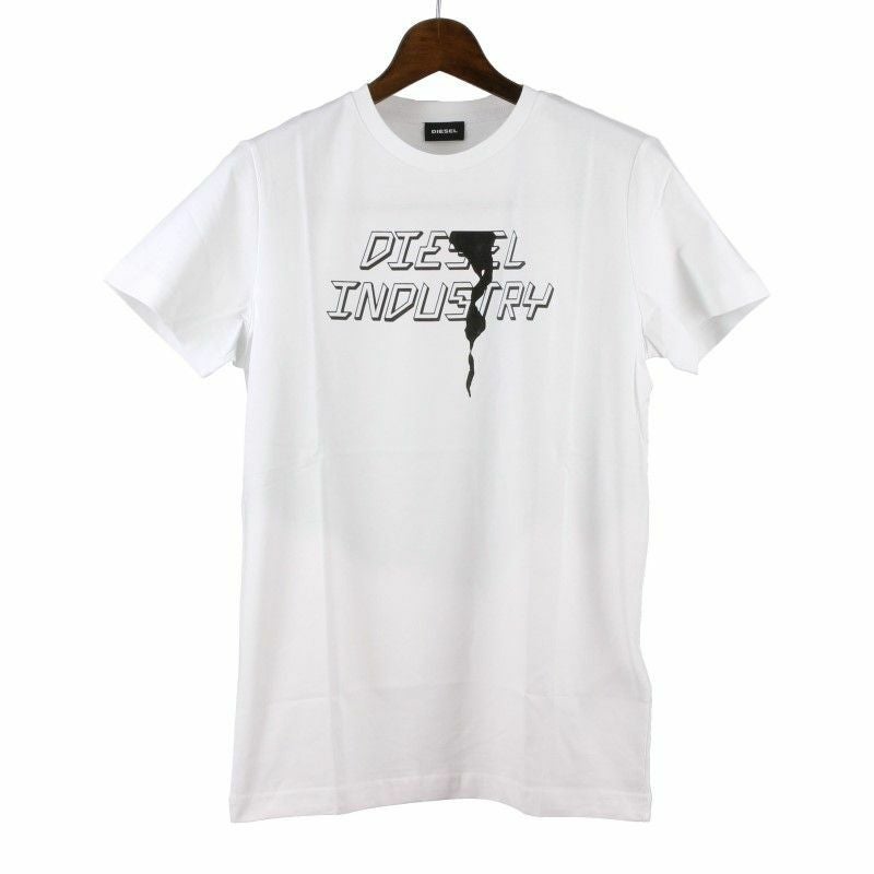 ディーゼル DIESEL Tシャツ メンズ T-DIEGo-J25 Sサイズ ホワイト SDNX-0091A 100 WH