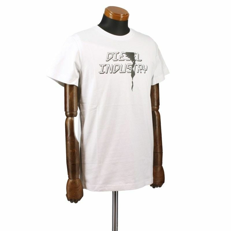 ディーゼル DIESEL Tシャツ メンズ T-DIEGo-J25 Sサイズ ホワイト SDNX