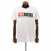 ディーゼル DIESEL Tシャツ メンズ T-DIEGOR-DIV Lサイズ ホワイト A03766-0AAXJ 100 WH