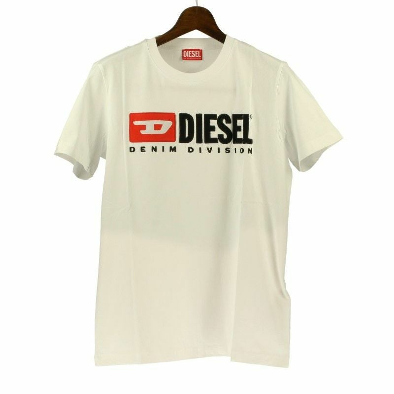 ディーゼル DIESEL Tシャツ メンズ T-DIEGOR-DIV Mサイズ ホワイト A03766-0AAXJ 100 WH
