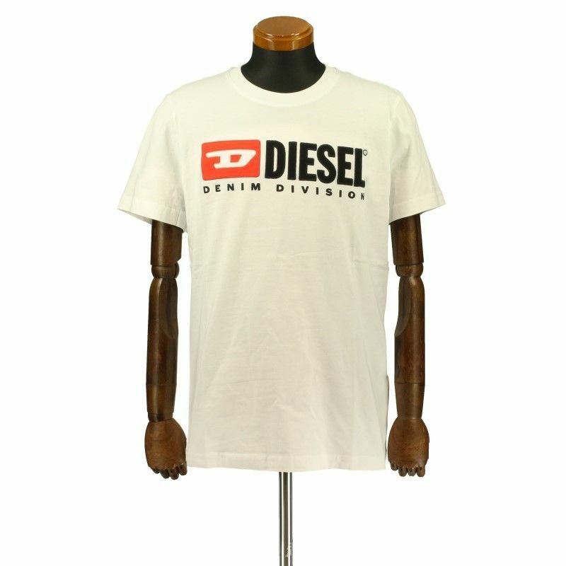 ディーゼル DIESEL Tシャツ メンズ T-DIEGOR-DIV Mサイズ ホワイト A03766-0AAXJ 100 WH