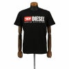ディーゼル DIESEL Tシャツ メンズ T-DIEGOR-DIV XLサイズ ブラック A03766-0AAXJ 9XX BK