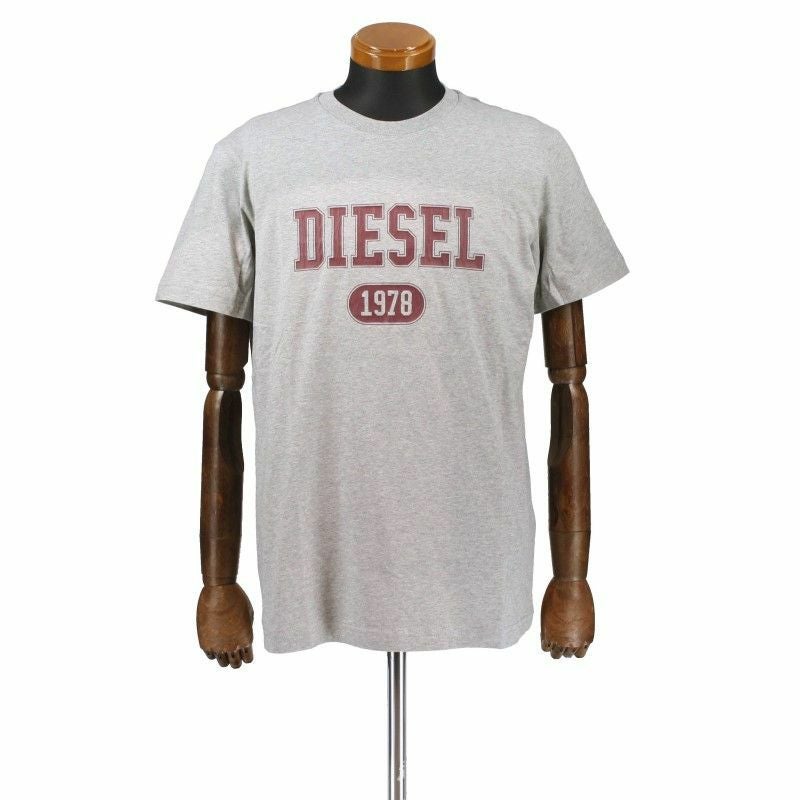 ディーゼル DIESEL Tシャツ メンズ T-DIEGOR-K46 Lサイズ グレー