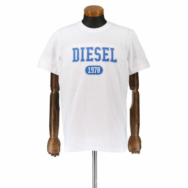 ディーゼル DIESEL Tシャツ メンズ T-DIEGOR-K46 Lサイズ ホワイト A03824-0GRAI 100 WH