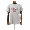 ディーゼル DIESEL Tシャツ メンズ T-DIEGOR-K46 Mサイズ グレー A03824-0GRAI 9CB GY