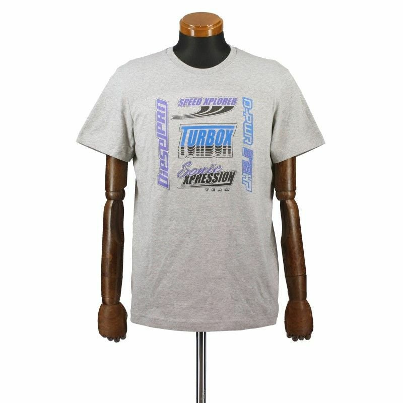 ディーゼル DIESEL Tシャツ メンズ T-DIEGOS-K38 Sサイズ グレー A02377-0AAXJ 9CB GY