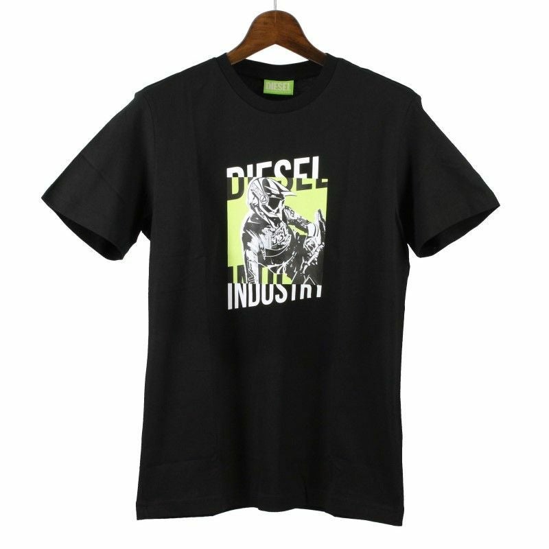 DIESEL ディーゼル Tシャツ メンズ T DIEGOR K56 ブラック XLサイズ