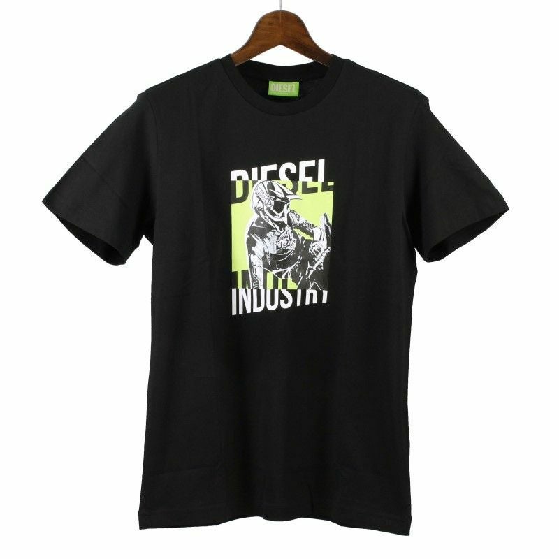 ディーゼル tシャツ DIESEL ディーゼル メンズ 半袖 Tシャツ ロゴ プリント クルーネック T