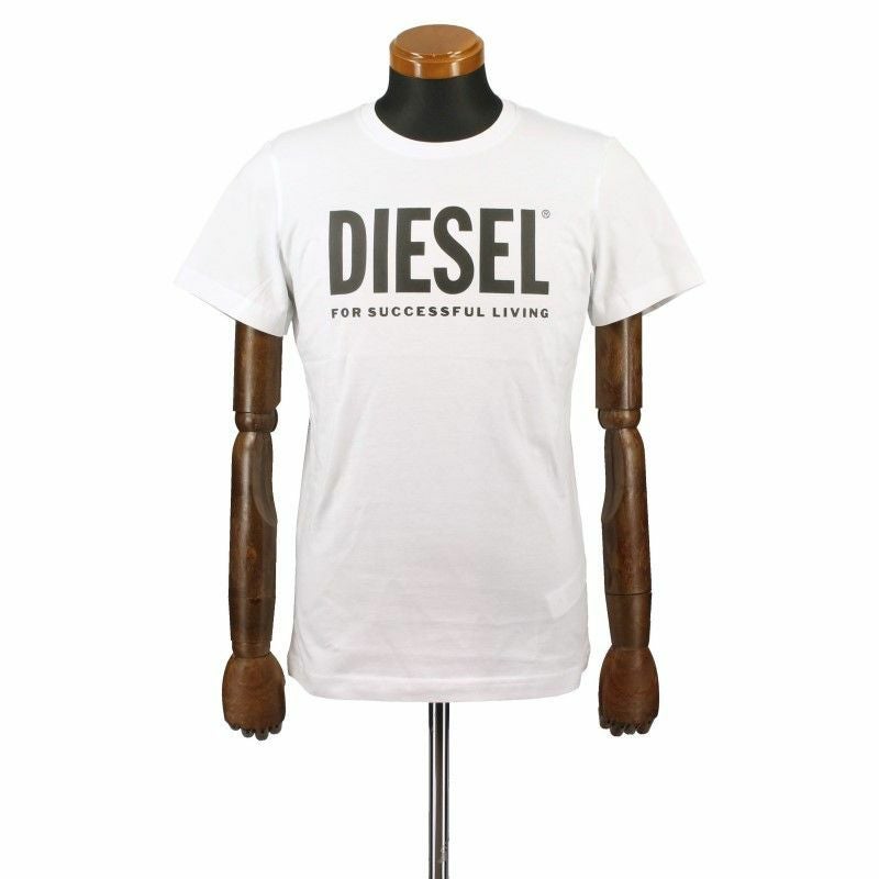 ディーゼル DIESEL Tシャツ メンズ T-DIEGOS-LOGO Mサイズ ホワイト SXED-0AAXJ 100 WH