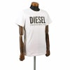 ディーゼル DIESEL Tシャツ メンズ T-DIEGOS-LOGO Mサイズ ホワイト SXED-0AAXJ 100 WH
