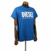 ディーゼル DIESEL Tシャツ メンズ T-DIEGOS-LOGO Sサイズ ブルー SXED-0AAXJ 811 BU