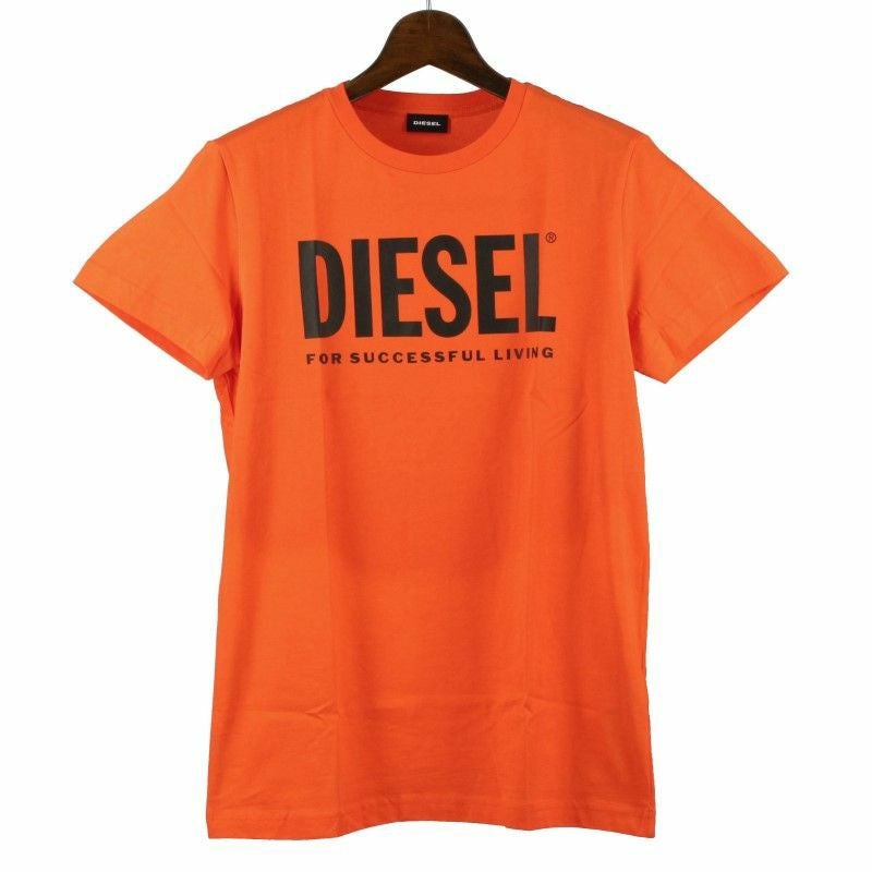 ディーゼル DIESEL Tシャツ メンズ T-DIEGOS-LOGO XSサイズ オレンジ SXED-0AAXJ 38L OR
