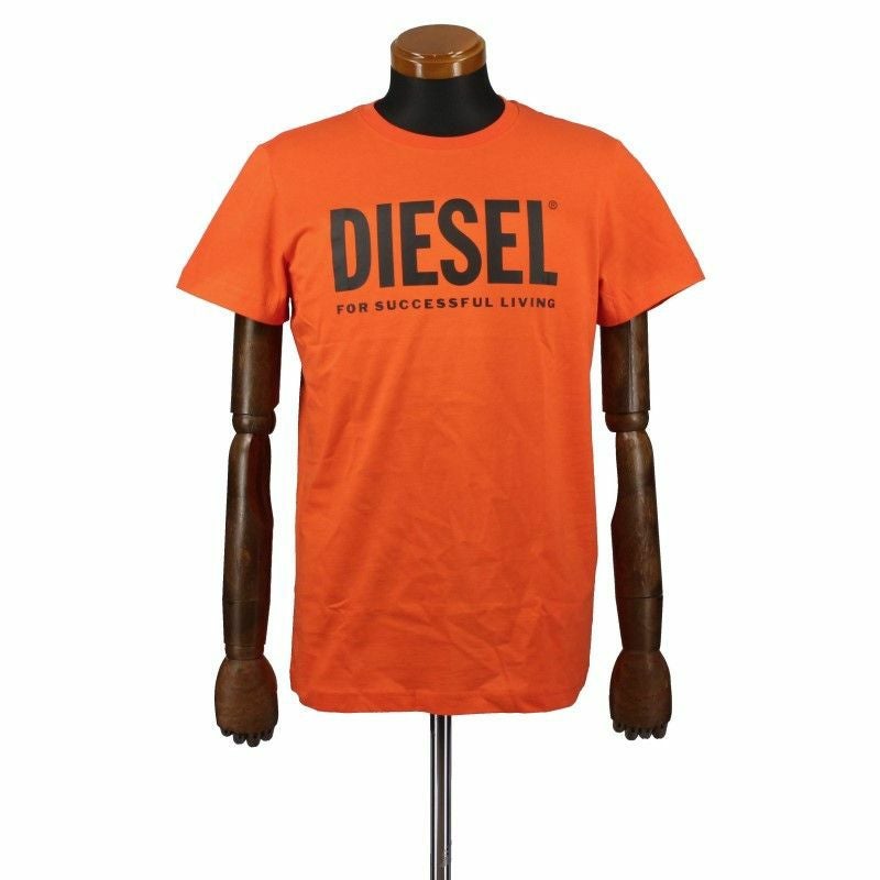 ディーゼル DIESEL Tシャツ メンズ T-DIEGOS-LOGO XSサイズ オレンジ SXED-0AAXJ 38L OR