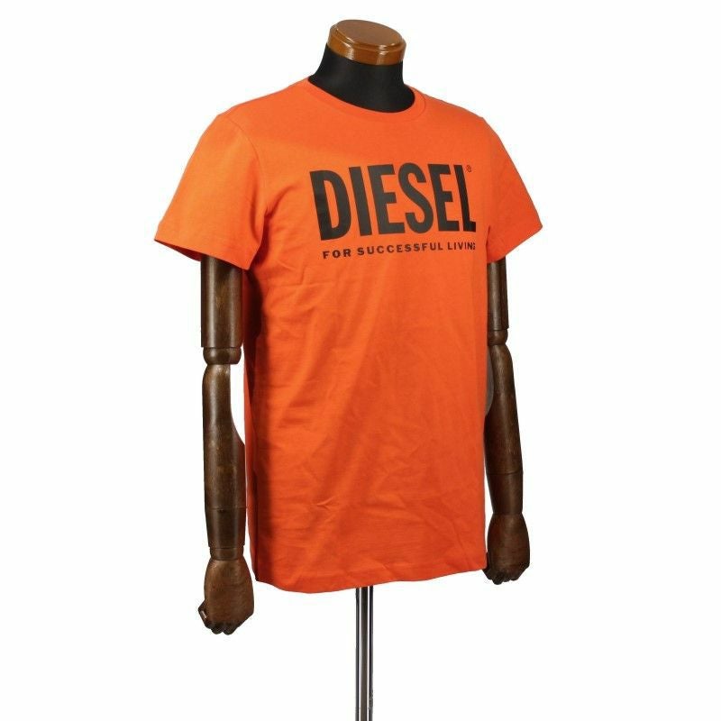 ディーゼル DIESEL Tシャツ メンズ T-DIEGOS-LOGO XSサイズ オレンジ SXED-0AAXJ 38L OR
