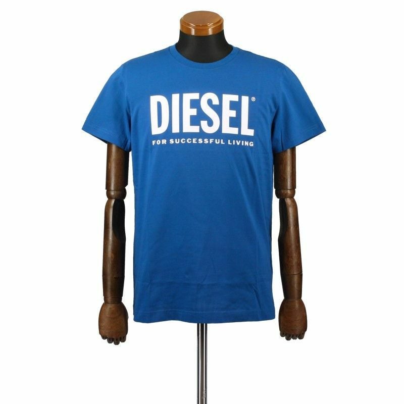 ディーゼル DIESEL Tシャツ メンズ T-DIEGOS-LOGO XSサイズ ブルー