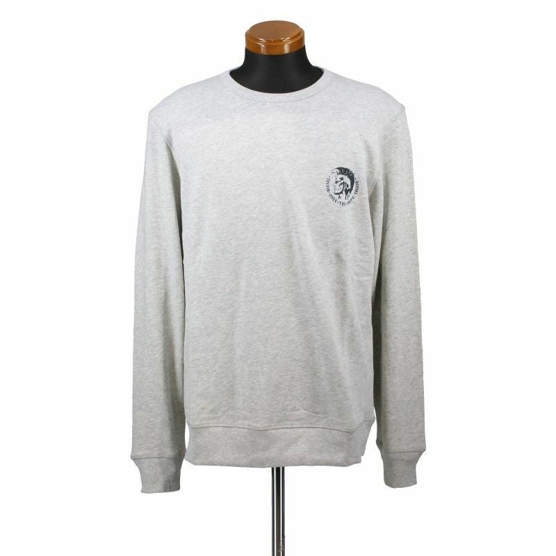 ディーゼル DIESEL トレーナー メンズ グレー Mサイズ 00CS7C-0CAND 912 GRAY
