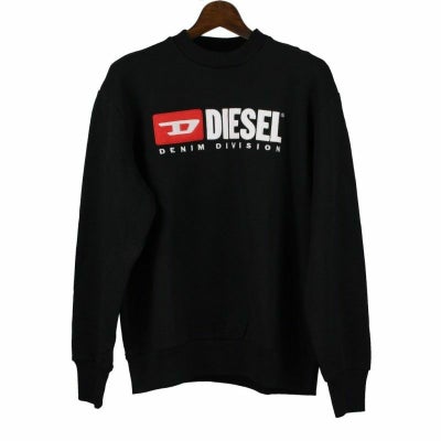 ディーゼル DIESEL トレーナー メンズ ブラック Sサイズ 00SHEP-0CATK 