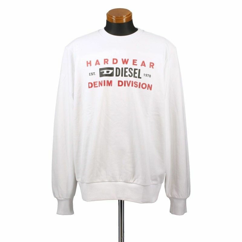 DIESEL ホワイト スウェットシャツ DIESEL（ディーゼル） 【並行輸入品】ディーゼル トレーナー メンズ