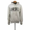 ディーゼル DIESEL パーカー メンズ グレー XSサイズ 00SAQJ-0BAWT 912 GRAY