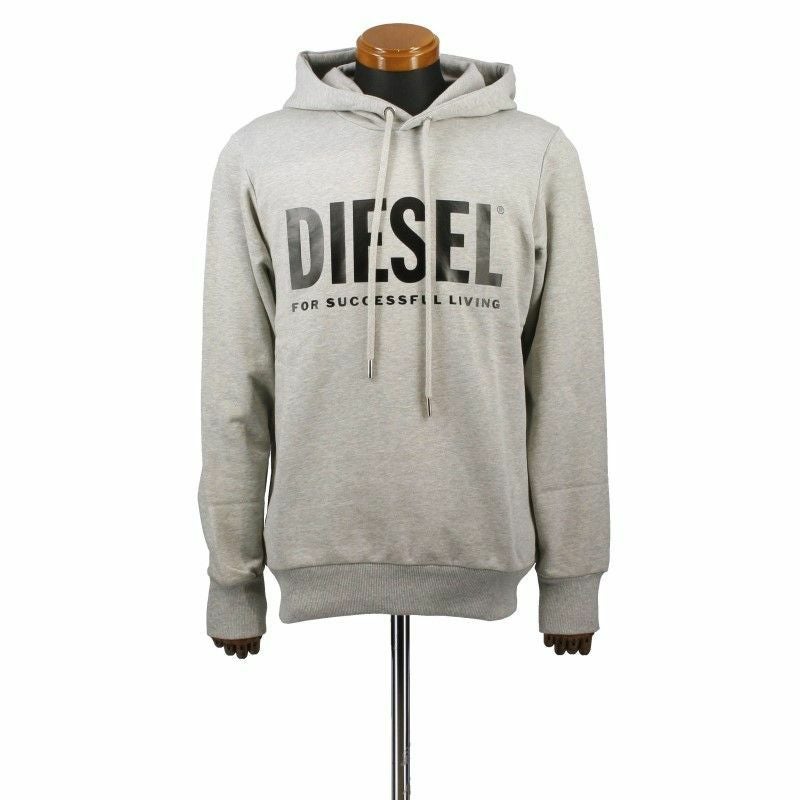 ディーゼル DIESEL パーカー メンズ グレー XSサイズ 00SAQJ-0BAWT 912 GRAY