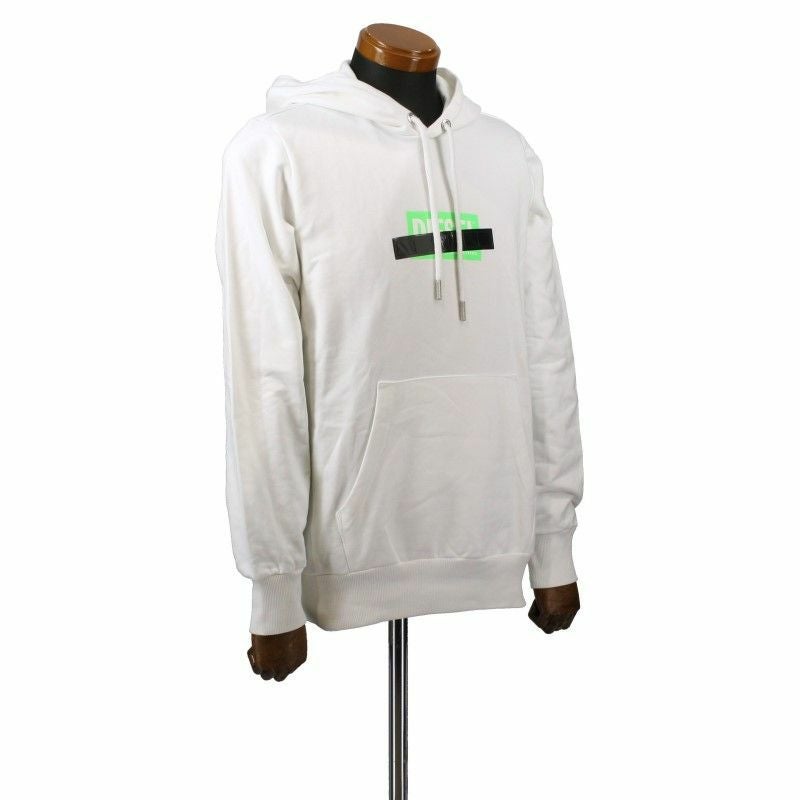 ディーゼル DIESEL パーカー メンズ ホワイト Mサイズ 00SGUW-0KAXU 100 WHT
