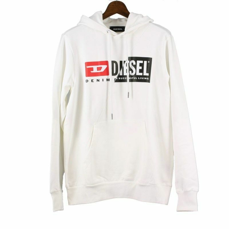 ディーゼル DIESEL パーカー メンズ ホワイト Mサイズ A00339-0IAJH 100 WHT
