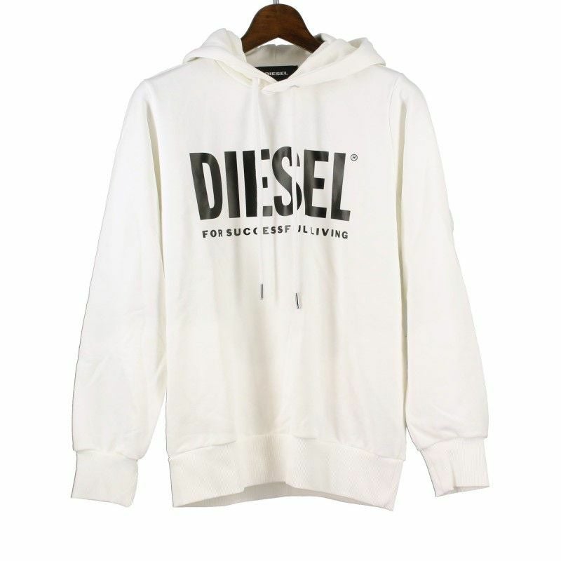 ディーゼル DIESEL パーカー メンズ ホワイト XSサイズ 00SGUW-0KAXU