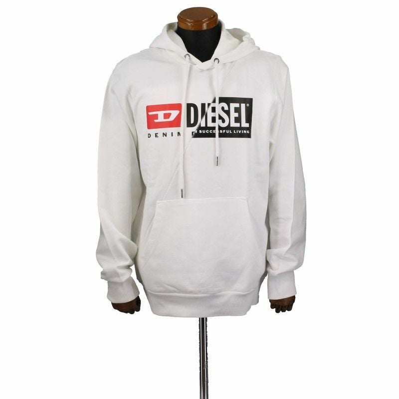 ディーゼル DIESEL パーカー メンズ ホワイト Sサイズ A00339-0IAJH 100 WHT