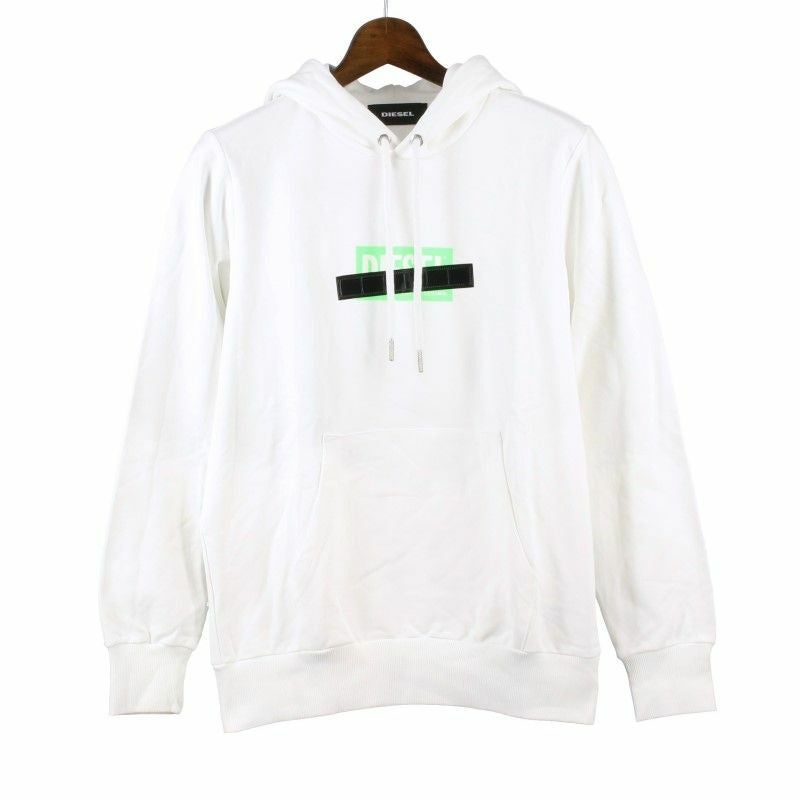 ディーゼル DIESEL パーカー メンズ ホワイト XSサイズ 00SGUW-0KAXU 100 WHT