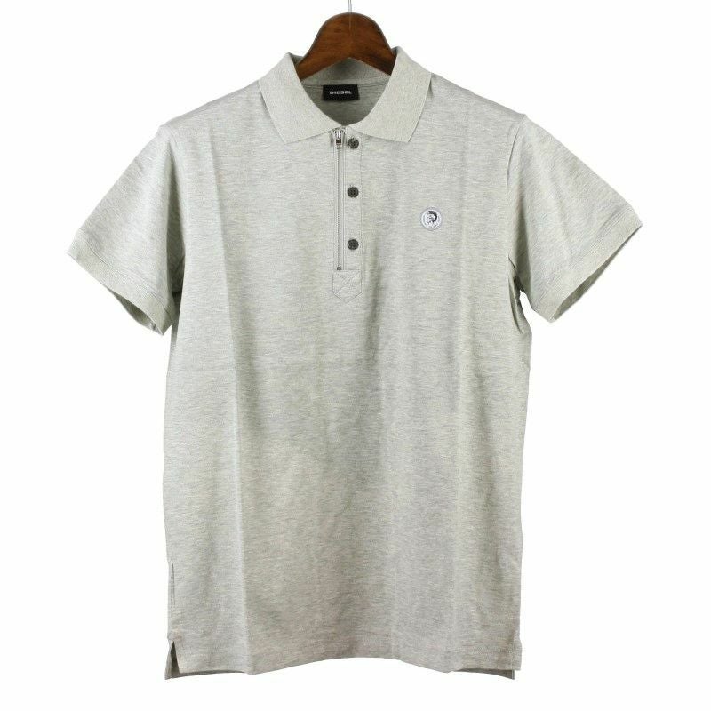 ディーゼル DIESEL ポロシャツ メンズ T-HART Lサイズ グレー SJ6N-0CATI 912 GRY