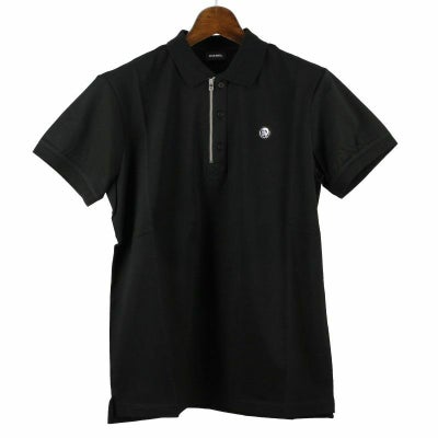 DIESEL ディーゼル ポロシャツ メンズ T SPOUCH ブラック Lサイズ 