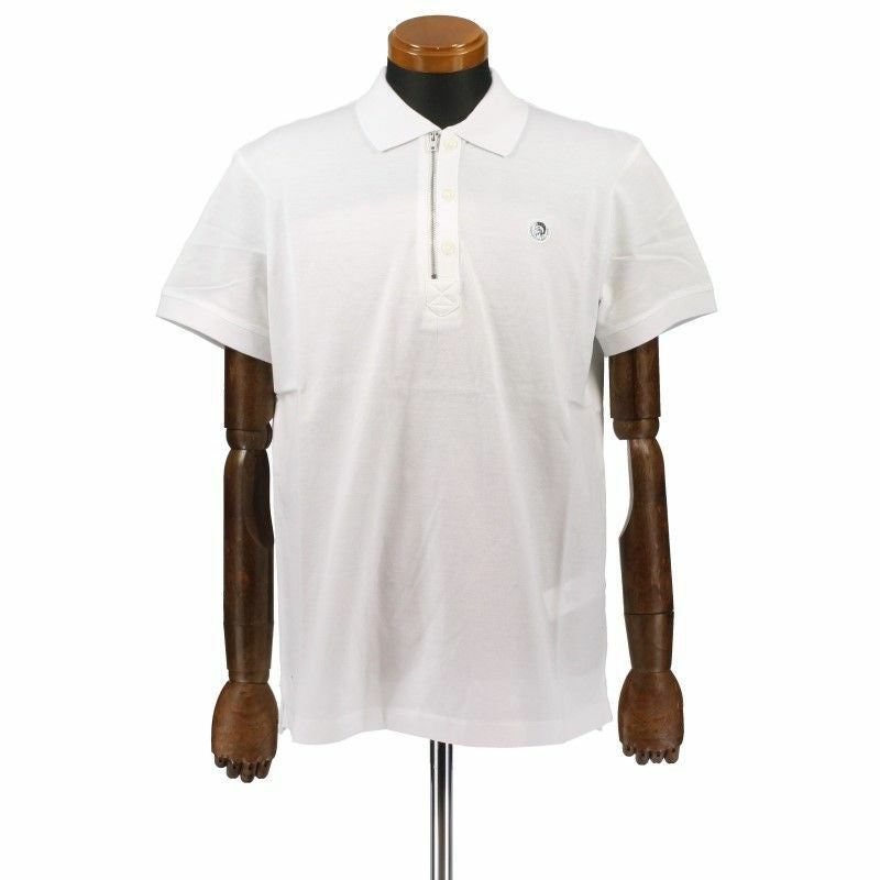 ディーゼル DIESEL ポロシャツ メンズ T-HART Mサイズ ホワイト SJ6N-0CATI 100 WH