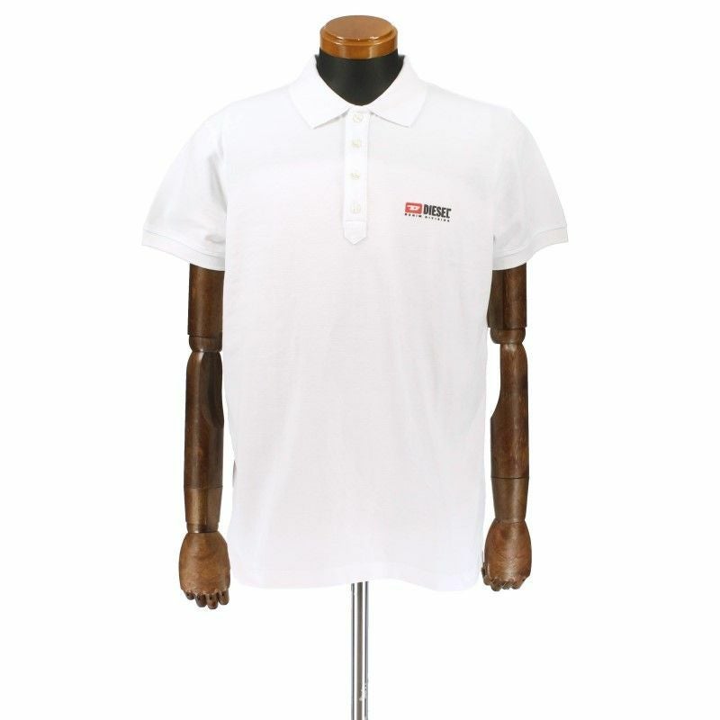 ディーゼル DIESEL ポロシャツ メンズ T-WEET-DIV Lサイズ ホワイト SY86-0BAWH 100 WH