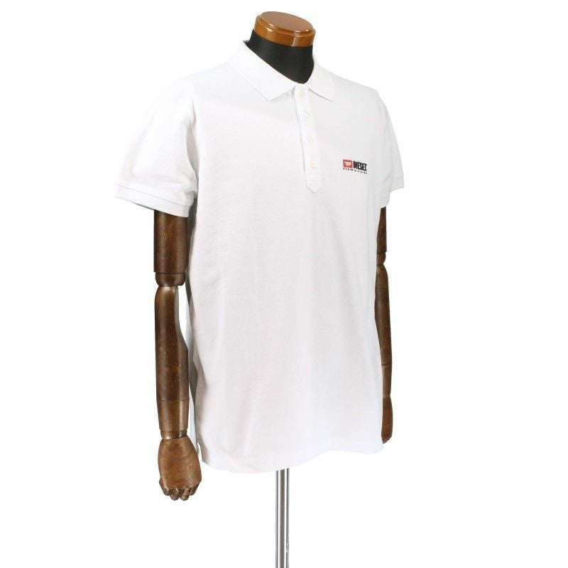 ディーゼル DIESEL ポロシャツ メンズ T-WEET-DIV Lサイズ ホワイト SY86-0BAWH 100 WH
