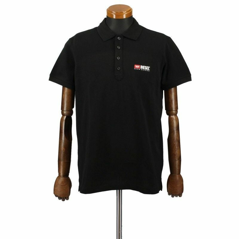 ディーゼル DIESEL ポロシャツ メンズ T-WEET-DIV Sサイズ ブラック SY86-0BAWH 900 BK