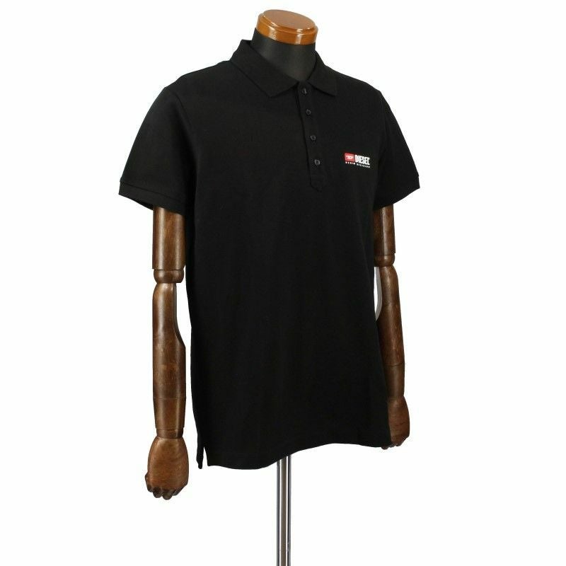 ディーゼル DIESEL ポロシャツ メンズ T-WEET-DIV Sサイズ ブラック SY86-0BAWH 900 BK