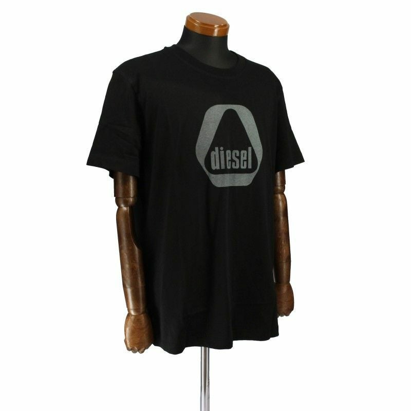 ディーゼル Tシャツ メンズ T DIEGER G10 Lサイズ ブラック A09674 0CATM 900 BK