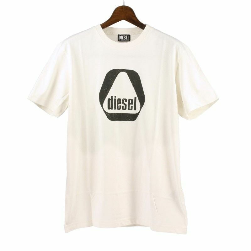 ディーゼル Tシャツ メンズ T DIEGER G10 Lサイズ ホワイト A09674 0CATM 141 IVORY