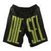 DIESEL ディーゼル ハーフパンツ メンズ XLサイズ ブラック A09454 0EJAW 900 BK ロゴ