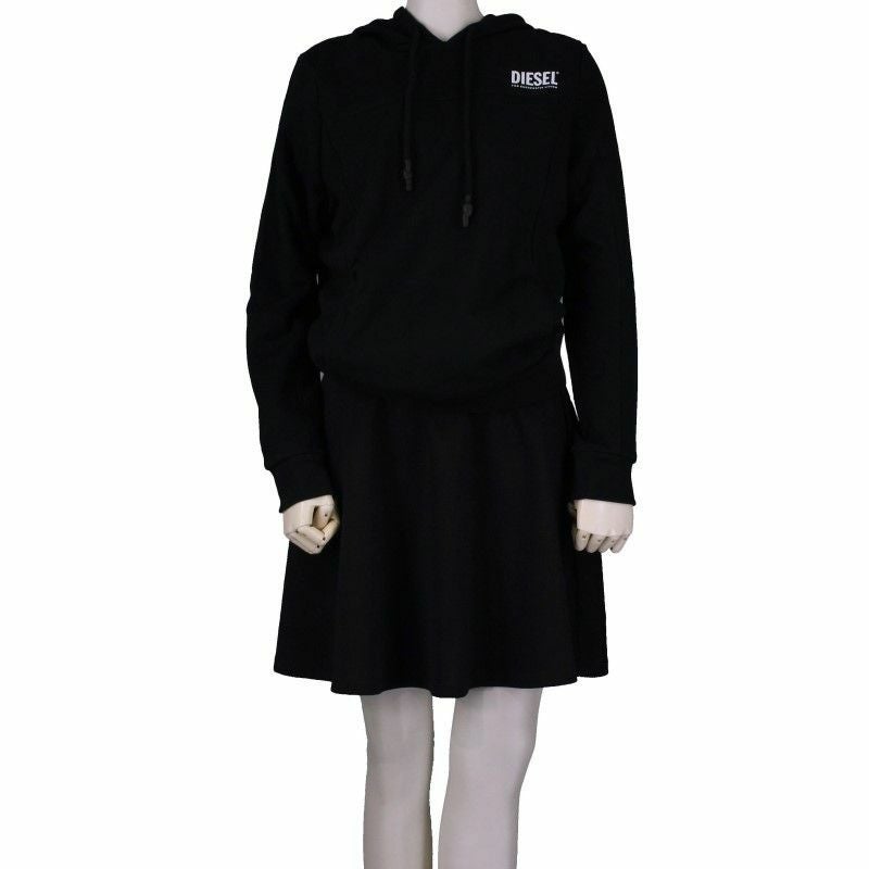 ディーゼル DIESEL パーカー レディース ブラック XXSサイズ 00S2JF-0PAZF ZIP 900 BK